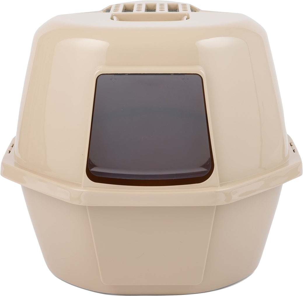 Van Ness Enclosed Corner Cat Litter Pan