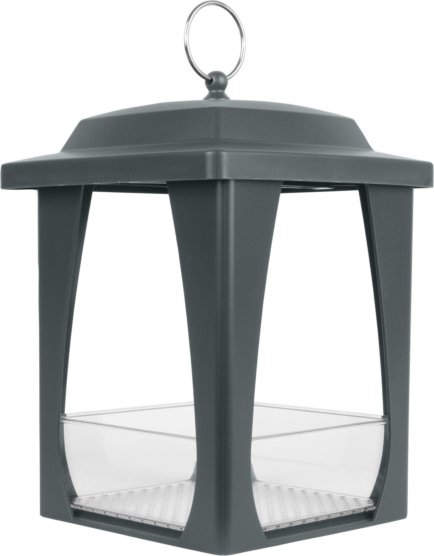 Dine-In Hanging Plastic Fly Through Bird Feeder