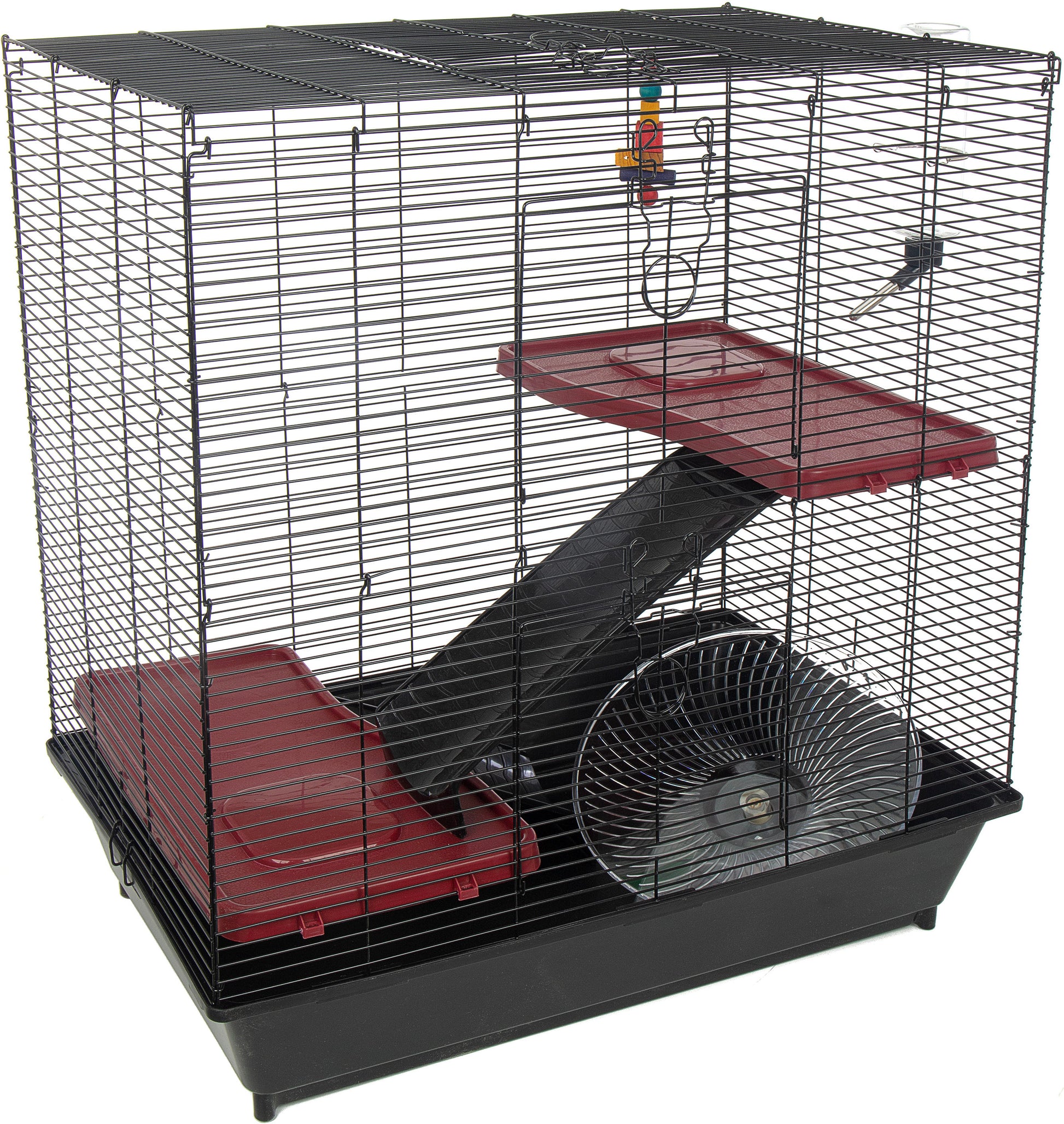 Deluxe Rat Cage W/Shelfs Ramps Hammock