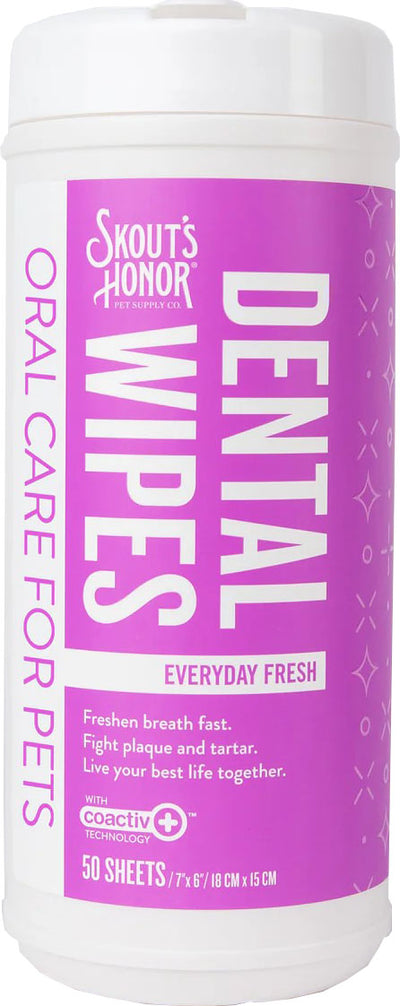 Skouts Honor Pet Dental Wipes