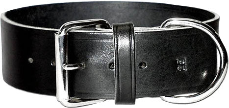 Latigo Leather 1 Ply Dog Collar
