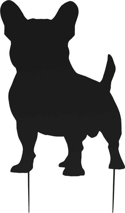 French Bulldog Shadow Yard Stake