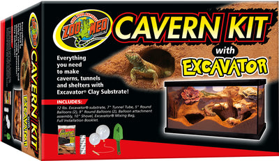 Cavern Kit W/Excavator Clay Substrate