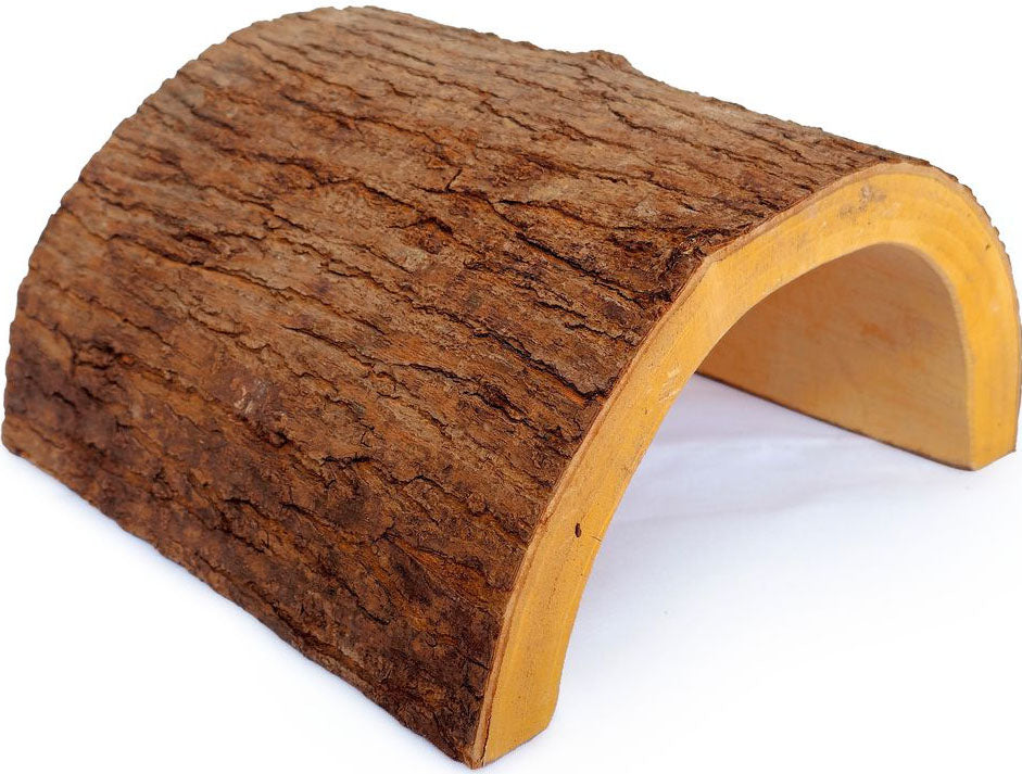 A&E Cage Natural Half Log Hideout Reptile