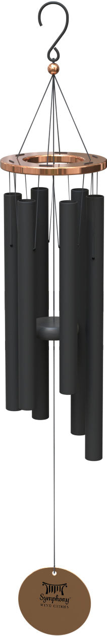 Modern Farm Wind Chime W/ Copper Accents