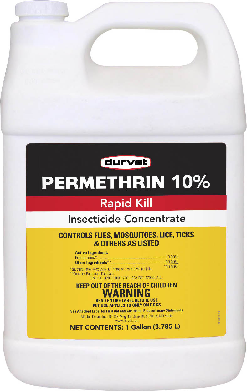 Durvet Permethrin 10% Rapid Kill Insecticide Conc