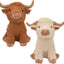 Multipet Highland Cow, Shaggy, 18", 1 toy
