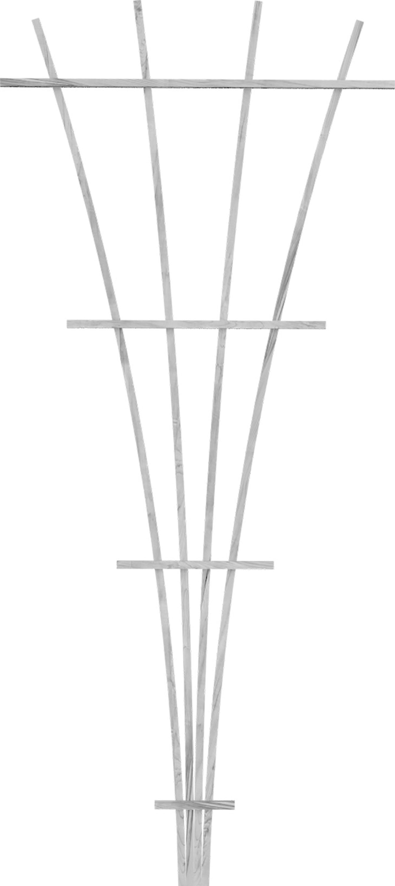 Wood Fan Garden Trellis