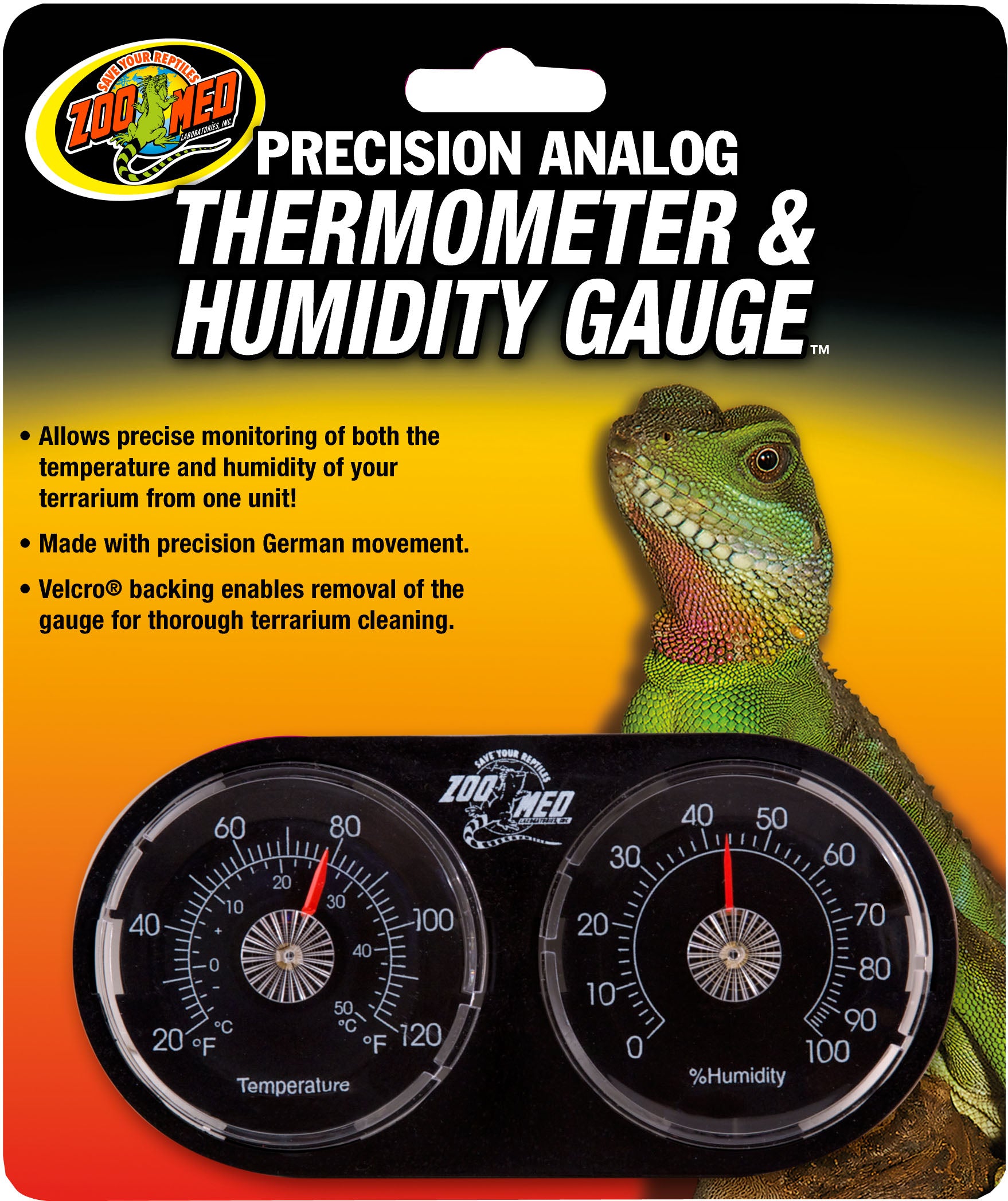 Precision Analog Thermometer/Humidity Gauge