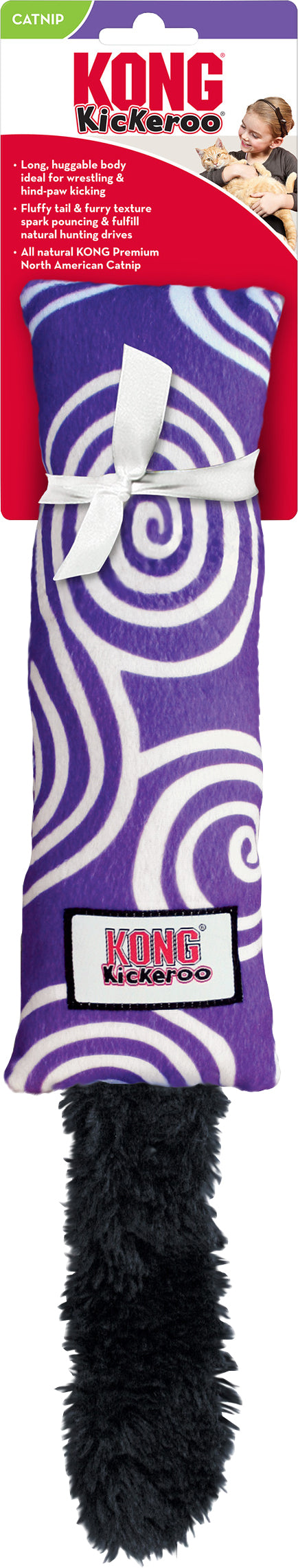 Kong Kickeroo Swirl For Cats