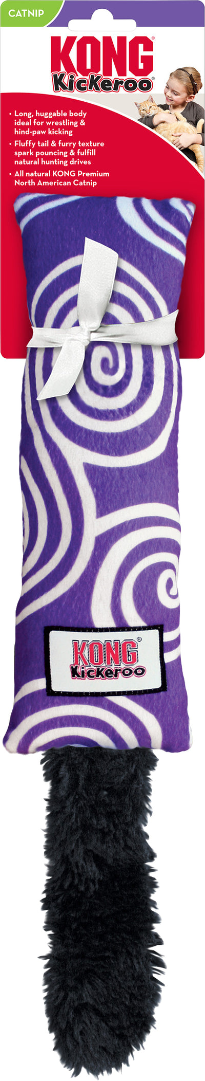 Kong Kickeroo Swirl For Cats