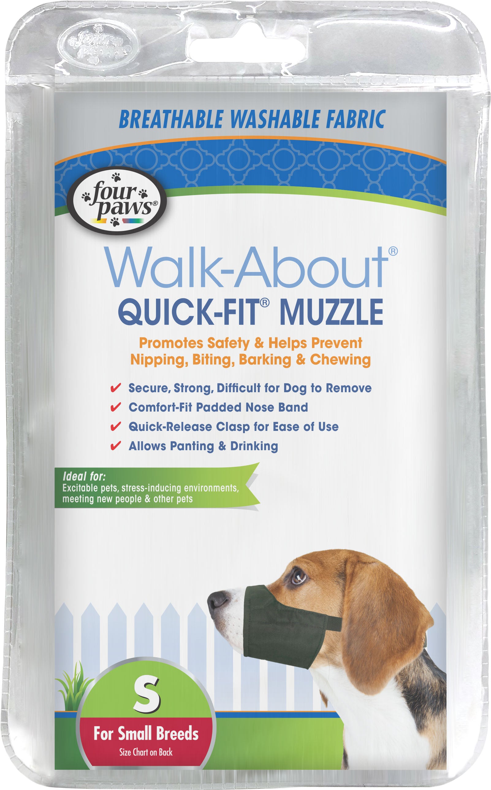 Four Paws Walk About Quick Fit Dog Muzzle