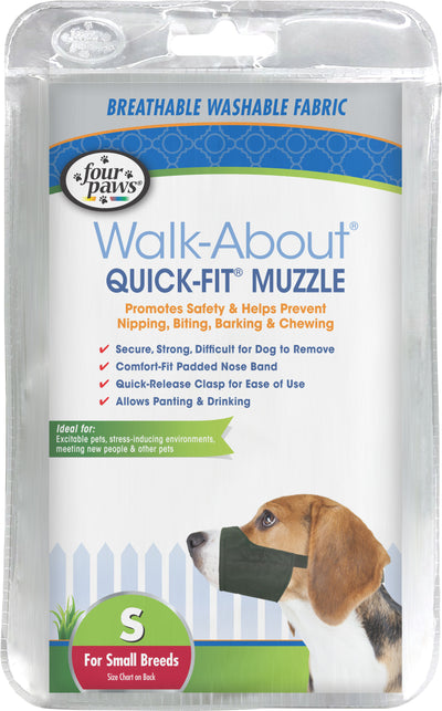 Four Paws Walk About Quick Fit Dog Muzzle