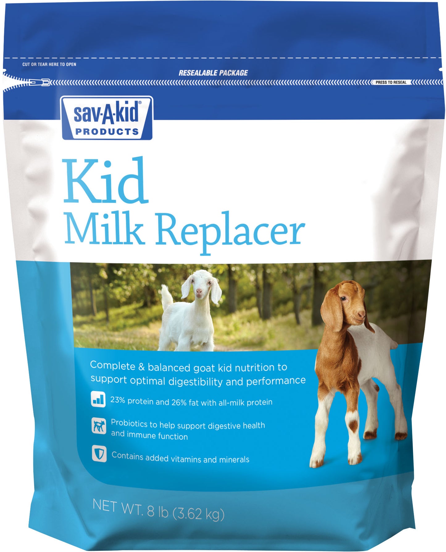 Sav-A-Kid Non-Medicated Milk Replacer