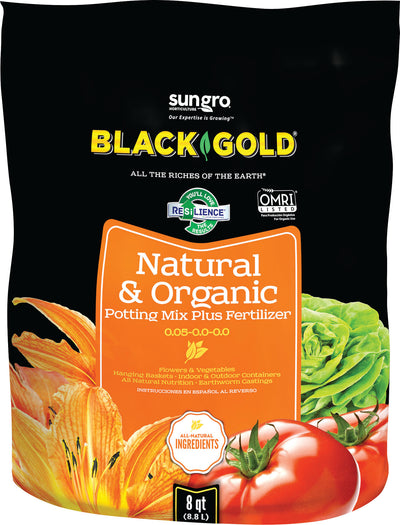 Black Gold Natural And Organic Potting Mix Omri