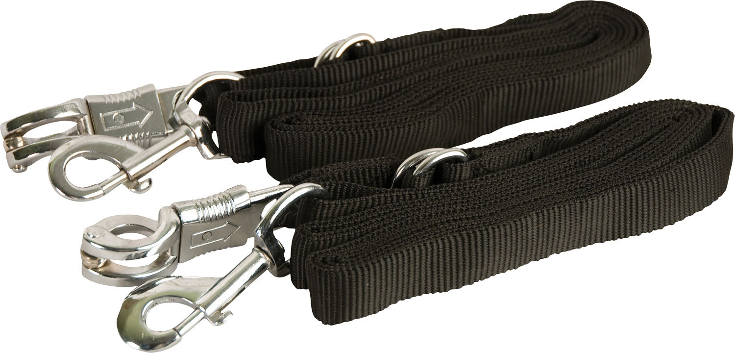 Gatsby Adjustable Nylon Cross Ties W/Panic Snap