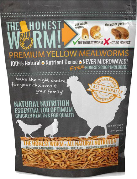 The Honest Worm! Premium Yellow Mealworms