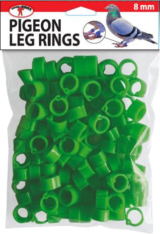 Little Giant Plastic Pigeon Leg Rings 100pk