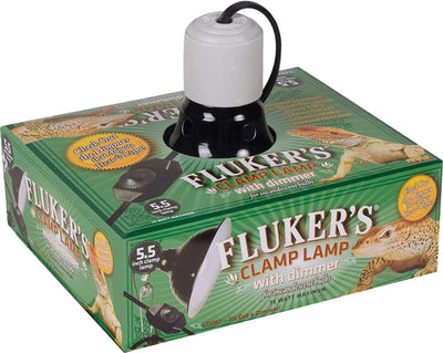 Ceramic Clamp Lamp W/ Dimmer