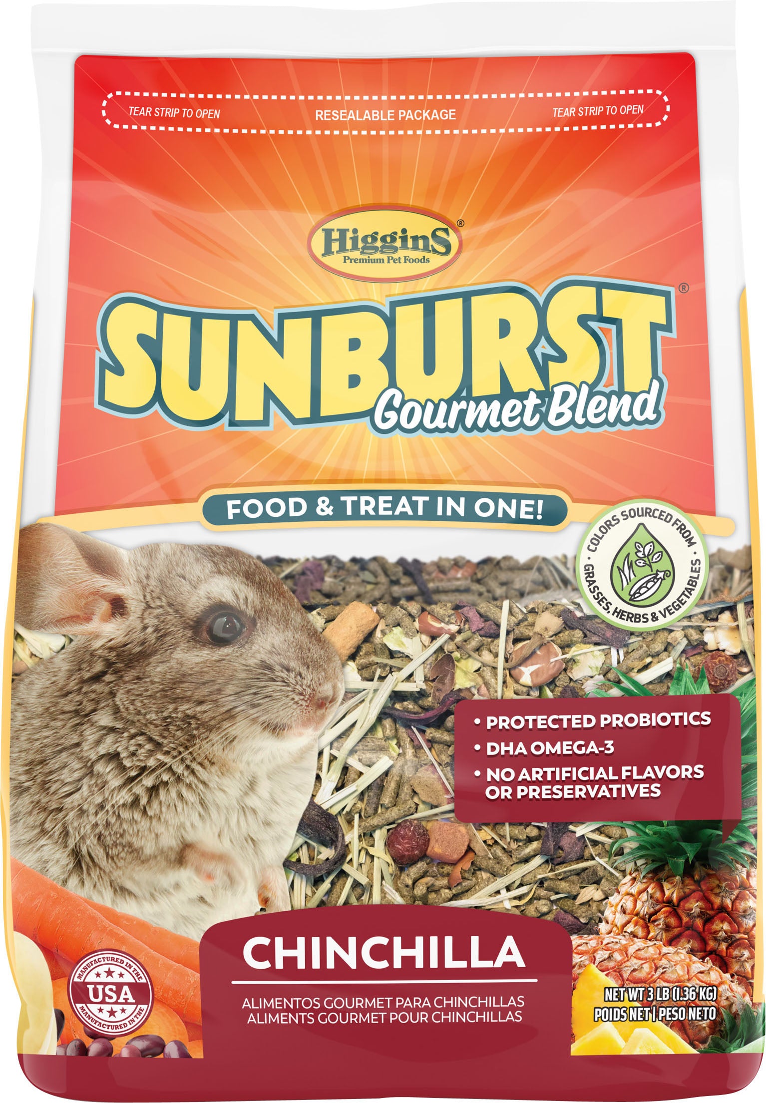 Sunburst Gourmet Blend Chinchilla