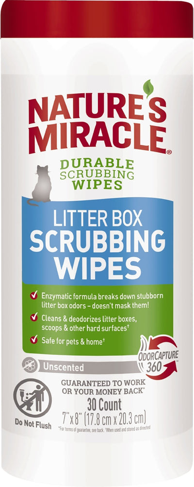 Nature'S Miracle Litter Box Scrubbing Wipes