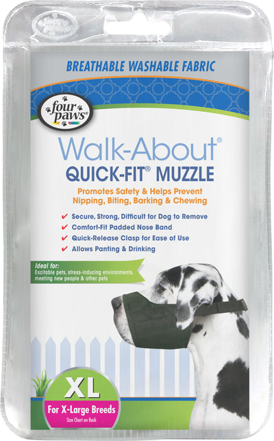 Four Paws Walk About Quick Fit Dog Muzzle