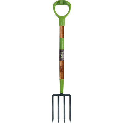 Floral Spading 4-Tine Fork W/Poly D-Grip Handle