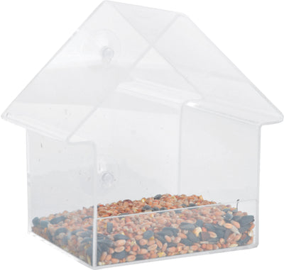 Esschert Design Acrylic House Window Feeder