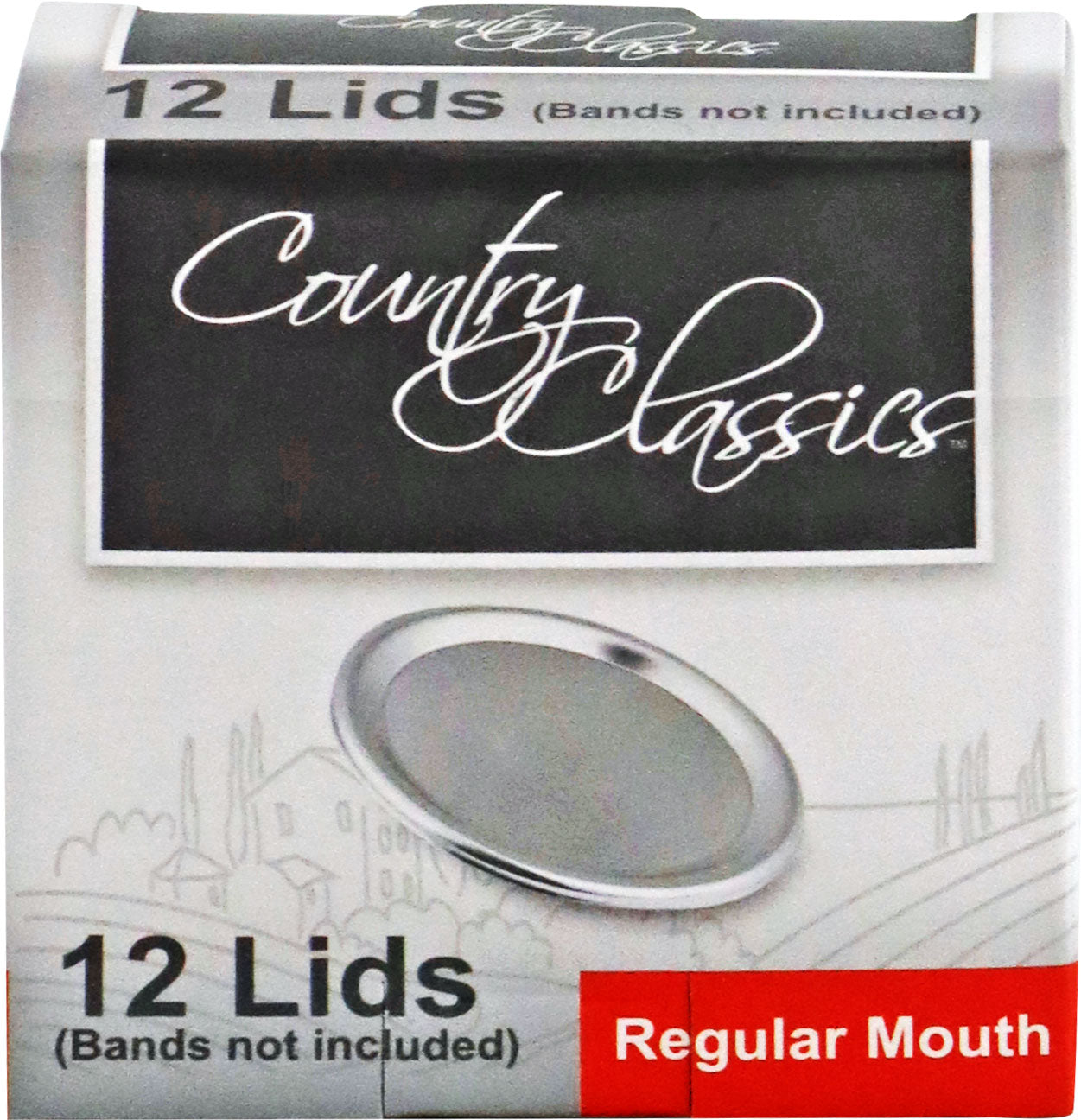 Country Classics Regular Mouth Lids