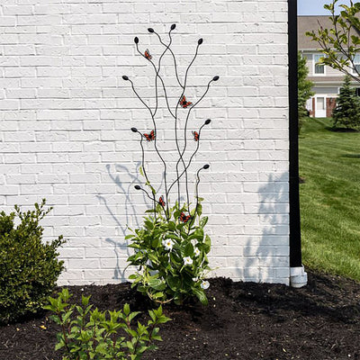 Monarch Butterflies Twig Trellis