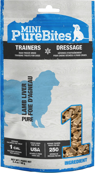 Purebites Freeze Dried Mini Trainers Dog Treats