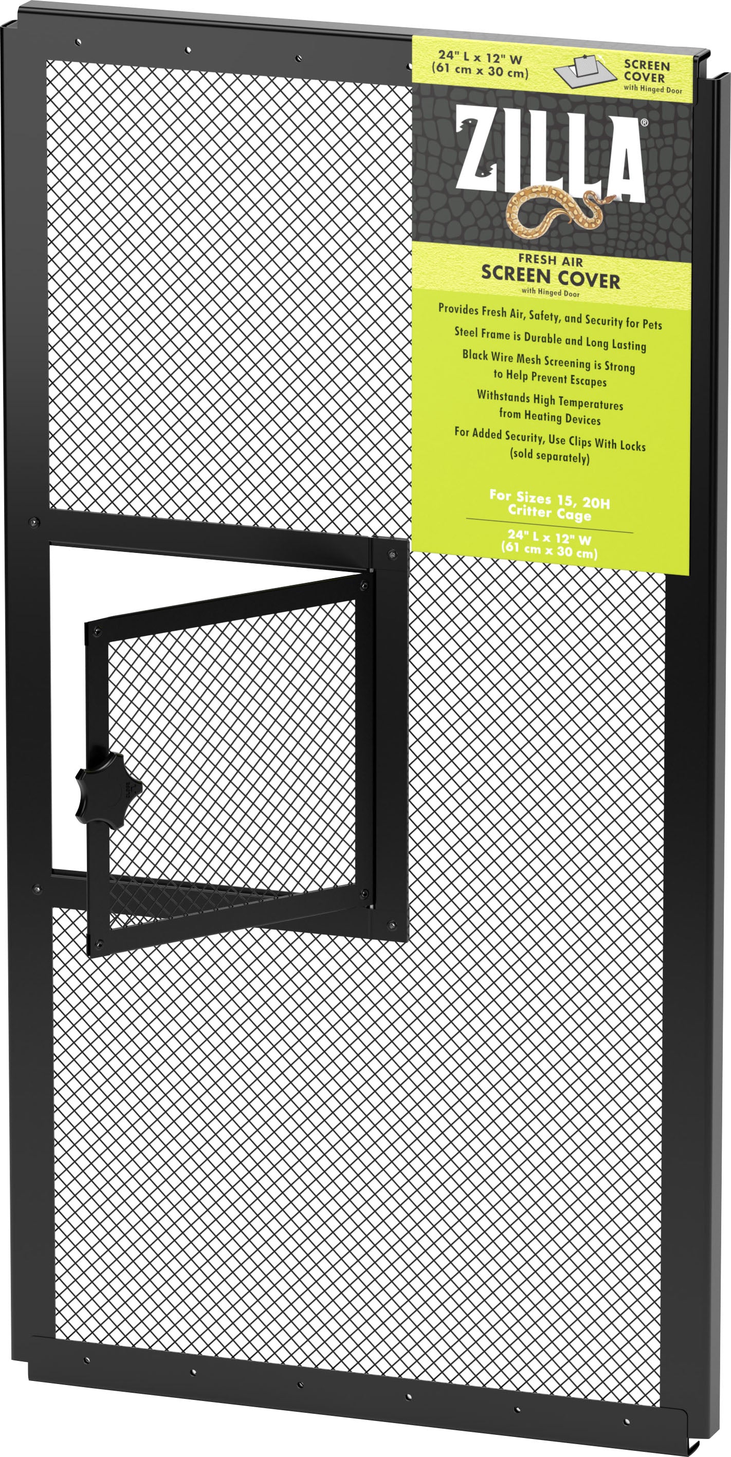 Fresh Air Screen Cover W/Hinged Door