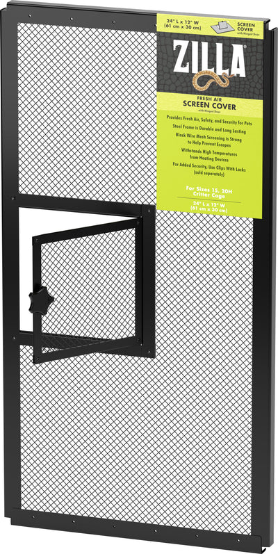 Fresh Air Screen Cover W/Hinged Door