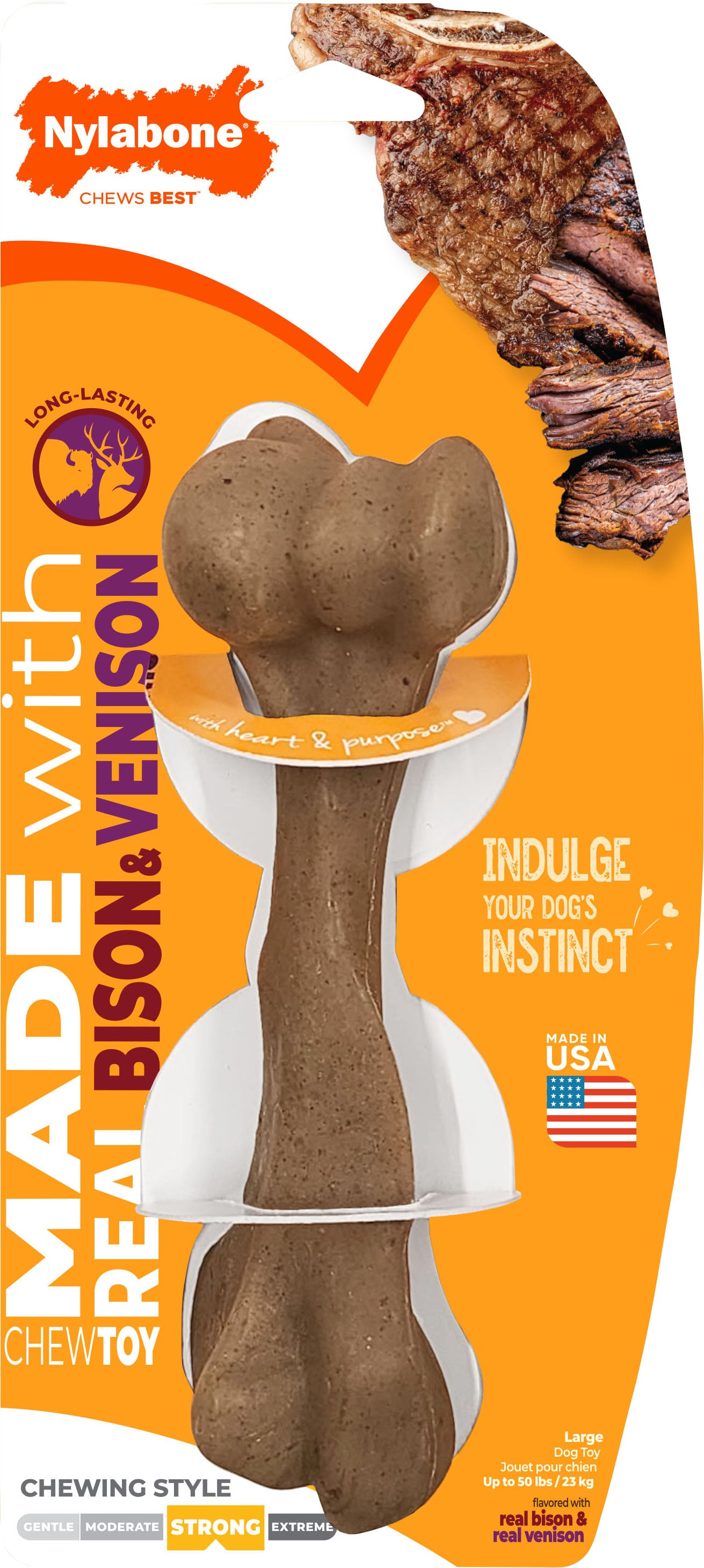 Nylabone Strong Chew Real Ingredient Femur