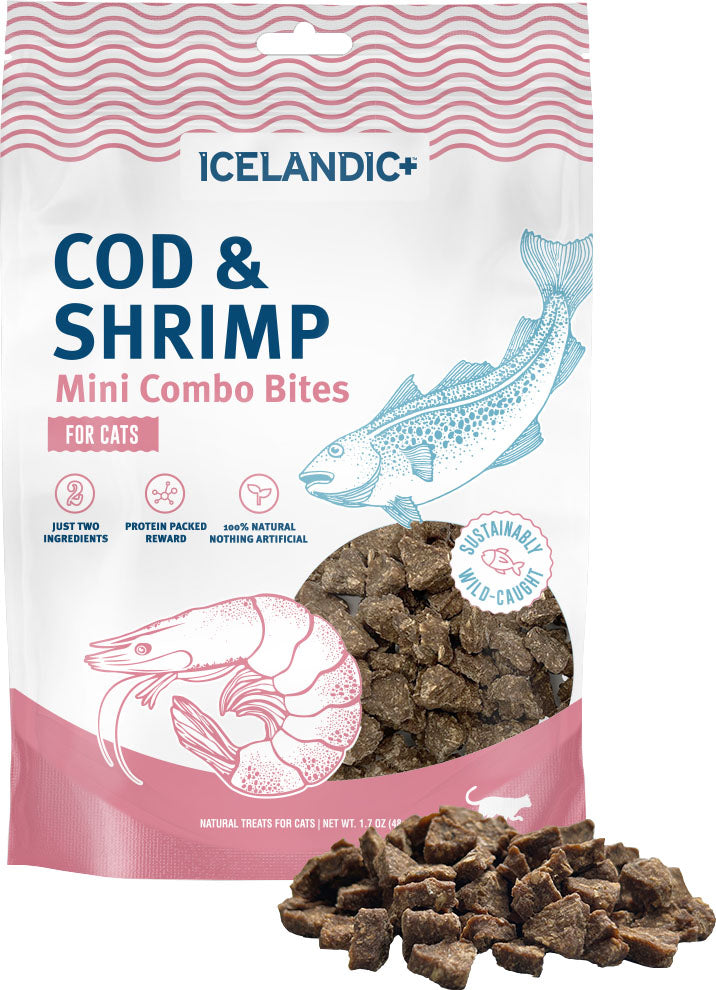 Icelandic+ Mini Combo Bites Pure Fish Treats Cats