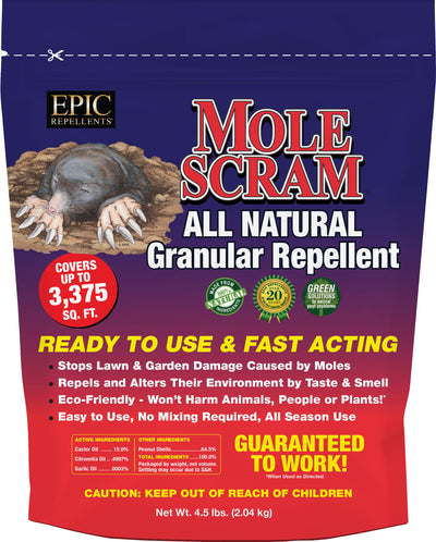 Mole Scram Rtu Granular Repellent