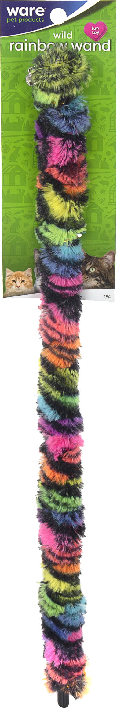 Wild Rainbow Wand Cat Toy