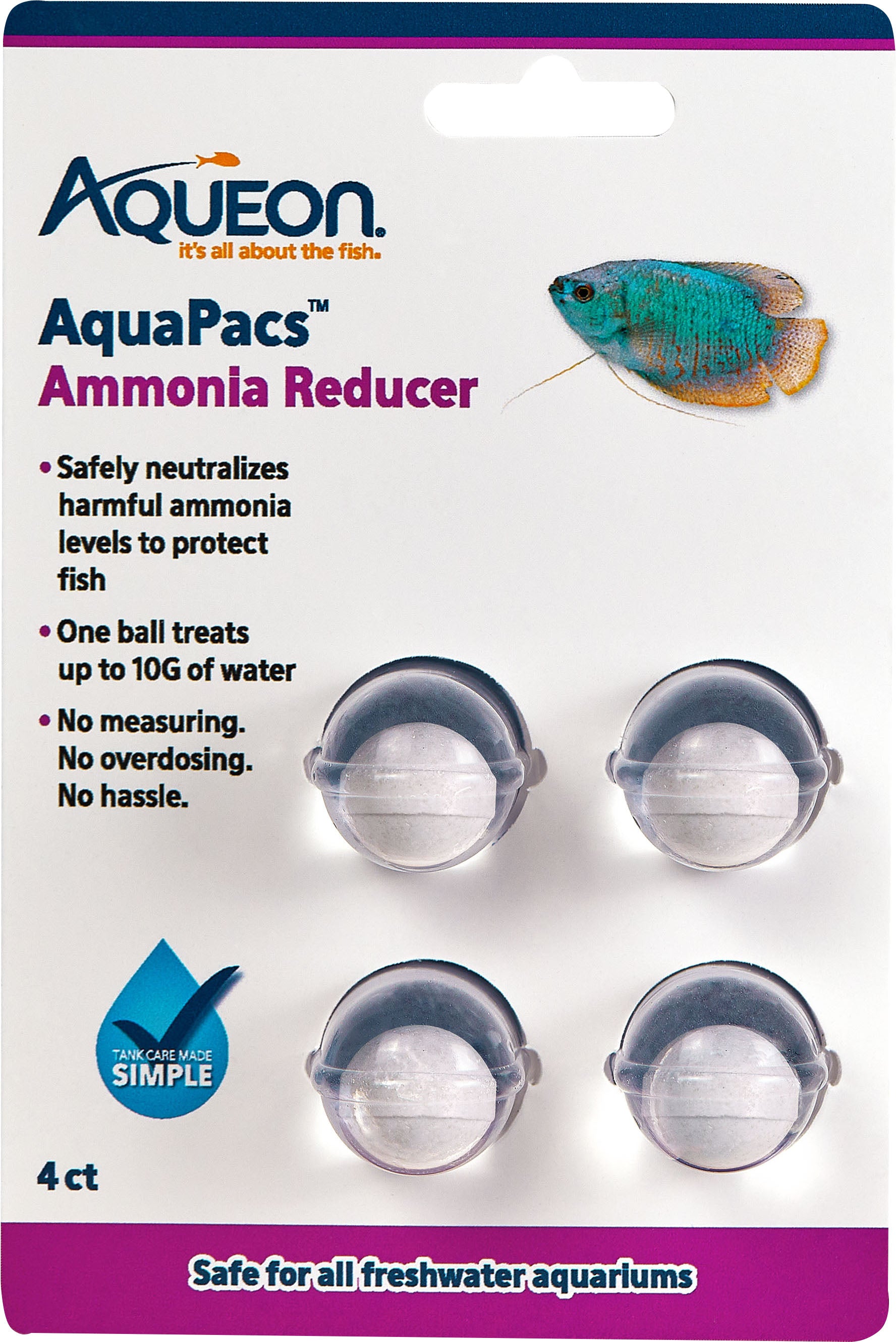 Aqueon Aquapacs Ammonia Reducer