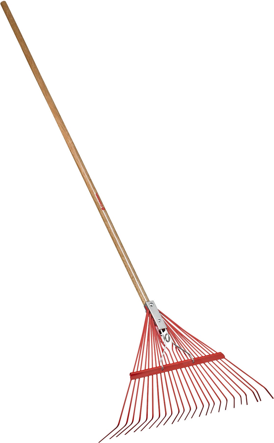 24 Tine Wood Handle Spring Brace Rake