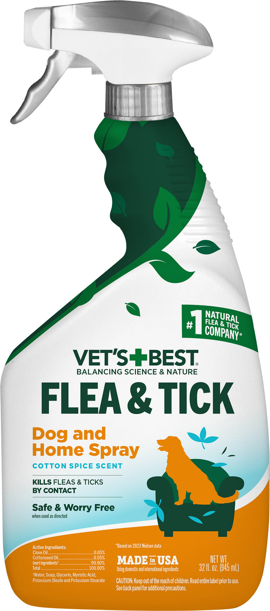 Vet'S Best Flea & Tick Dog & Home Spray