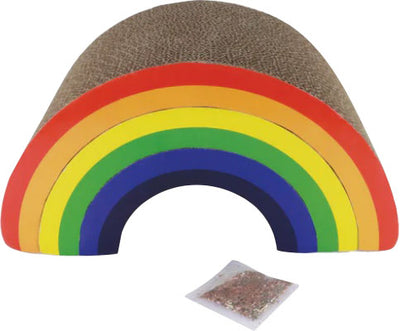 Turbo Rainbow Stack Cat Scratcher