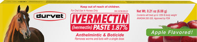 Durvet Ivermectin Paste 1.87% For Horses
