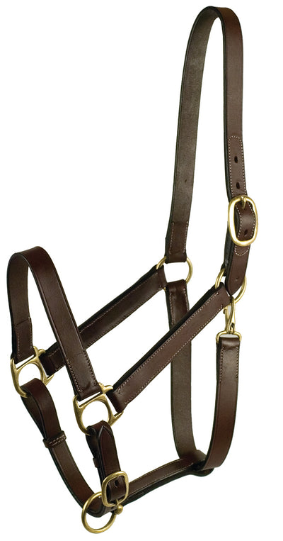 Gatsby Leather Adjustable Turnout Halter W/Snap
