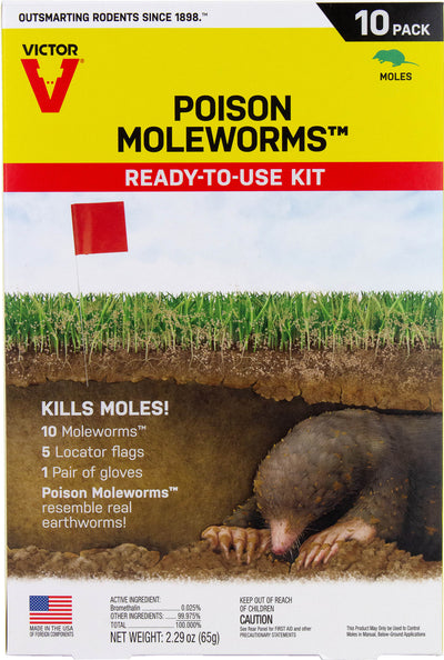Mole & Gopher Poison Worms