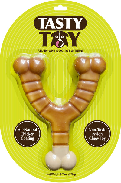Tasty Toy Wishbone Dog Chew Toy