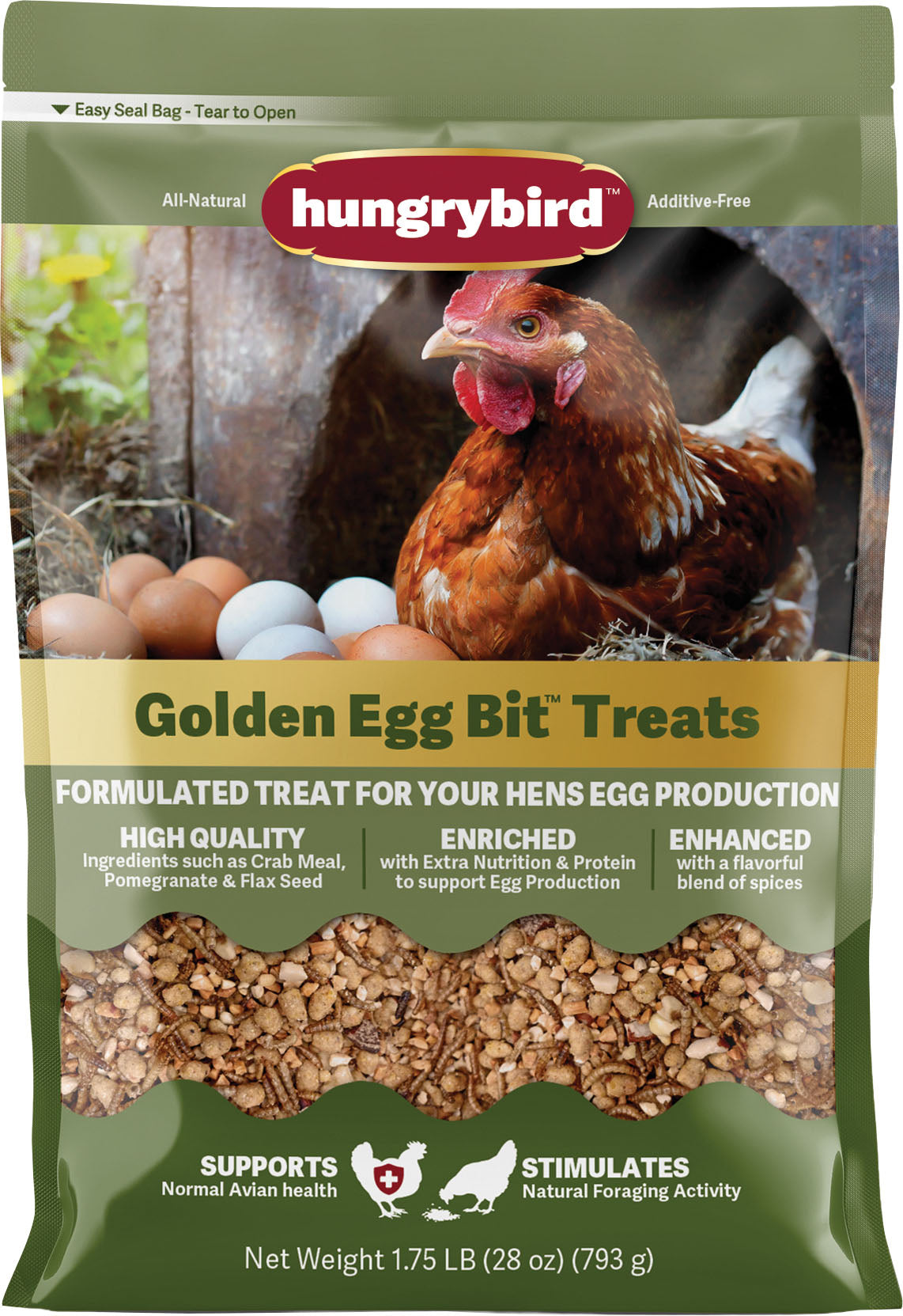 Hungryhen Golden Egg Bit Chicken Treats