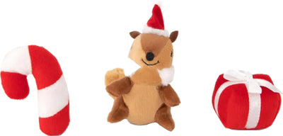 Zippypaws Holiday Miniz Festive Friends