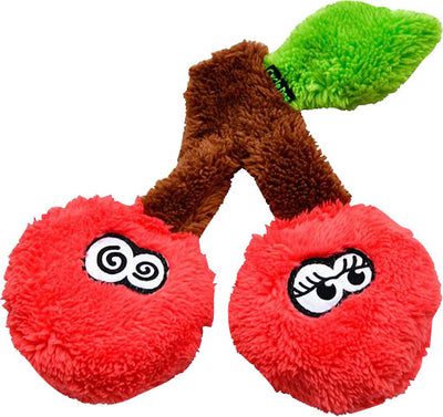 Cycle Dog Duraplush Cherries Dog Toy