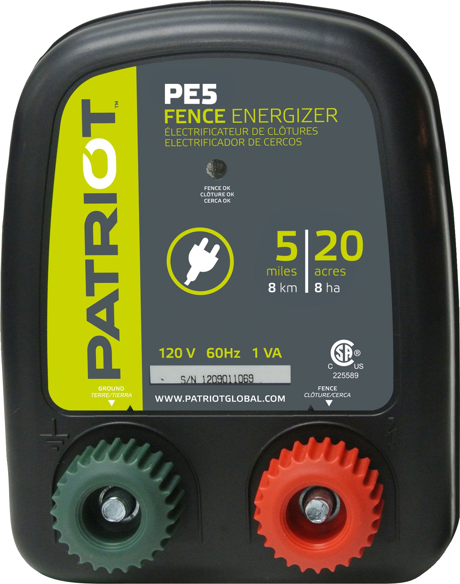 Patriot Pe5 Ac Energizer
