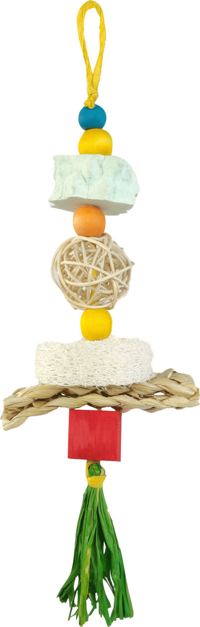 Nibbles Crunchy Bunch Vine Ball Wood & Calcium Toy